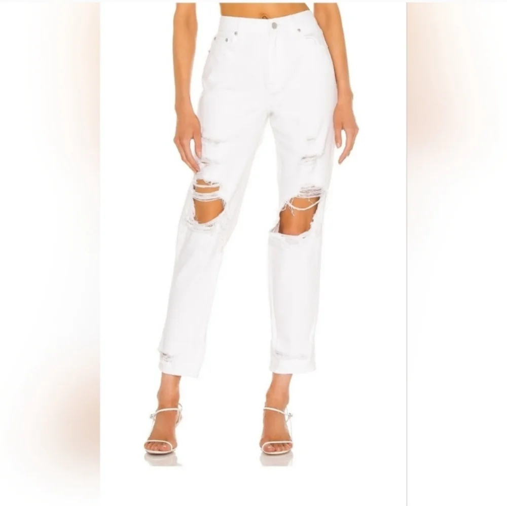 PISTOLA Presley High Rise‎ Relaxed Roller Jeans Anthropologie NWT - Picture 4 of 11